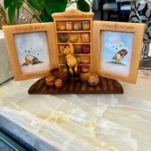 NEW Classic Winnie The Pooh Charpente Disney “Honey Cupboard” Dual Picture Frame
